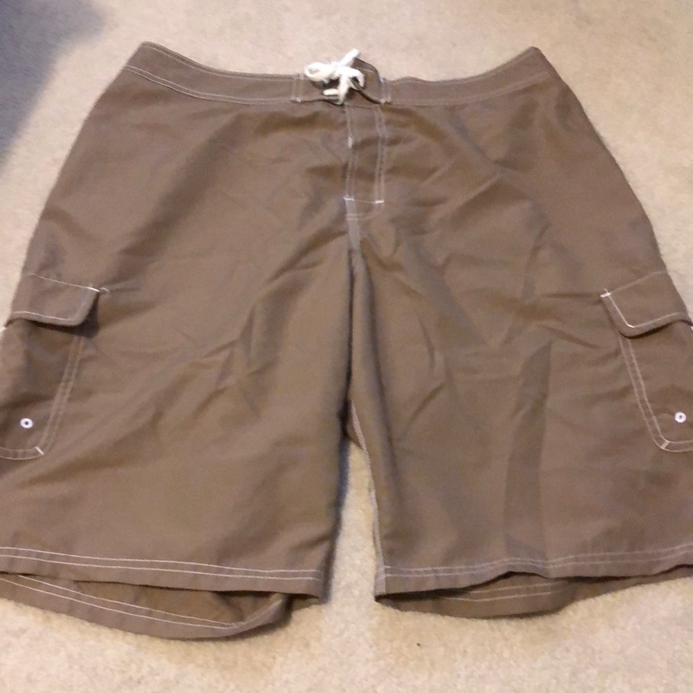 Sports Attitude Tan Board Shorts 36